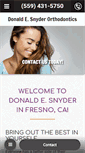 Mobile Screenshot of donaldsnyderdds.com